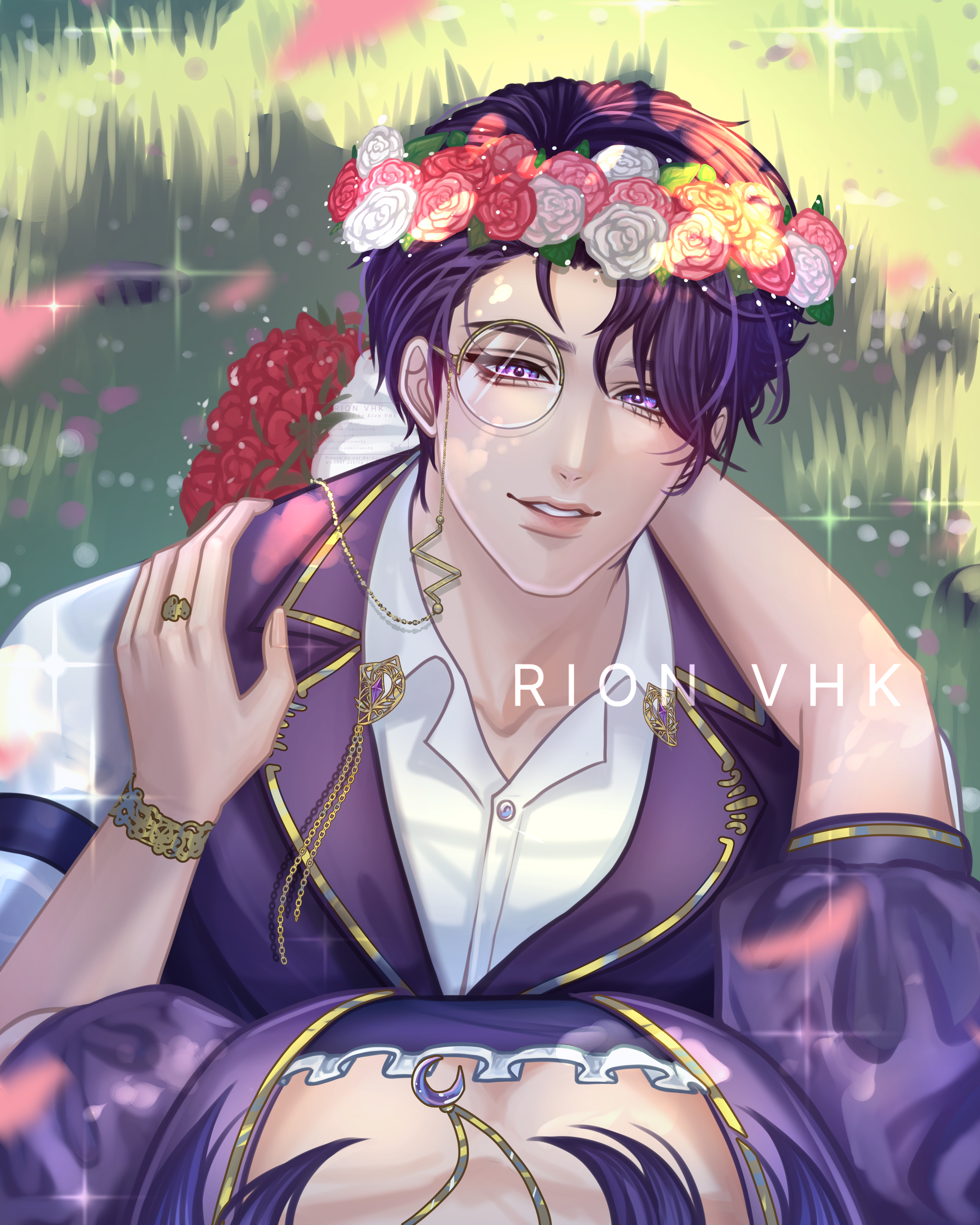 Mikas birthday celebration artwork - Special VTuber commission